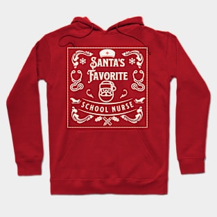 Santa's favorite school nurse Hoodie